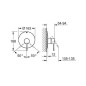Grohe Essence - Mitigeur de douche encastré, supersteel 19286DC1 Grohe Essence - Mitigeur de douche encastré, supersteel 19286DC1