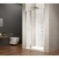 LORO Porte de douche avec pièce fixe 1200 mm, verre clair LORO Porte de douche avec pièce fixe 1200 mm, verre clair