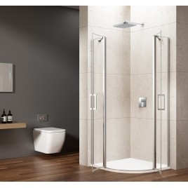 LORO Quadrant Shower Enclosure 900x900mm, verre clair