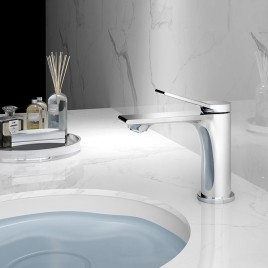 Mélangeur de lavabo BOLERO sans déchets, chrome