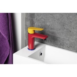Mélangeur de lavabo KID sans déchets, couleurs/chrome