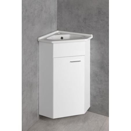 ZOJA Vanity Corner Unité 40,5x74x40,5cm, blanc