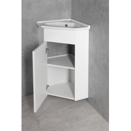 ZOJA Vanity Corner Unité 40,5x74x40,5cm, blanc