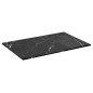SKARA Rockstone Countertop 71,2x12x46cm, noir attica