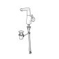 Hansa Designo - Robinet de lavabo avec vidage et bec orientable, chrome 51032283