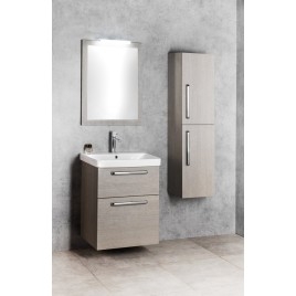 THEIA 2 Drawer Vanity Unit 46,4x70x44,2cm, chêne Alabama