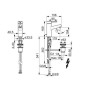Hansa Designo - Mitigeur de lavabo pour chauffe-eau instantanés, avec vidage, chrome 51911183