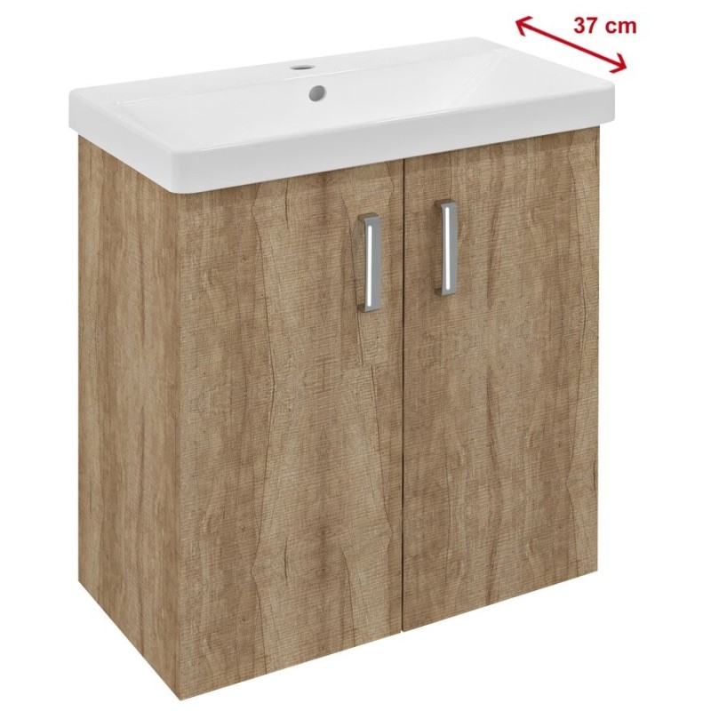 THEIA 2 Vanity Unité 66,3x70x35cm, chêne Alabama THEIA 2 Vanity Unité 66,3x70x35cm, chêne Alabama