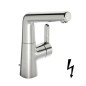 Hansa Designo - Mitigeur de lavabo pour chauffe-eau instantanés, avec vidage et bec pivotant, chrome 51211183