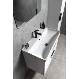 ZEN Ceramic Vanity Unité Washbasin 80x45cm, blanc