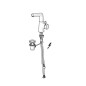 Hansa Designo - Mitigeur de lavabo pour chauffe-eau instantanés, avec vidage et bec pivotant, chrome 51211183