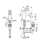 Hansa Designo - Mitigeur de lavabo avec vidage, chrome 51712283