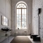 WALDORF Cisterne toilette de haut niveau, tapis noir