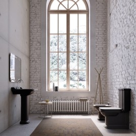 WALDORF WC Cistern, noir mat