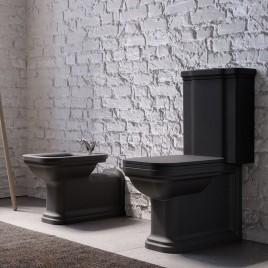WALDORF WC Cistern, noir mat