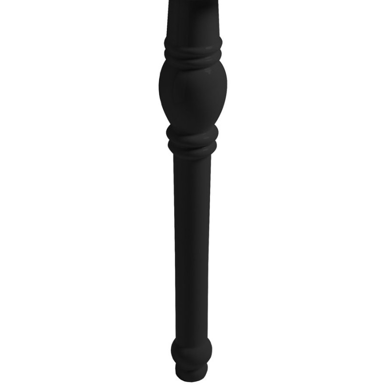 RETRO Washbasin Ceramic Support Leg pour 105001, noir mat