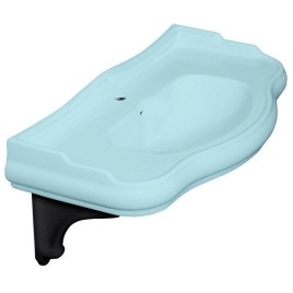 Support de lavabo en céramique RETRO pour 105001, noir mat