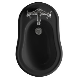 RETRO Bidet 38,5x60cm, noir mat