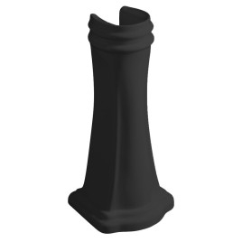 RETRO Universal Ceramic Pedestal for RETRO Lavabo 56,69,73cm, noir mat
