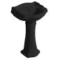 RETRO Universal Ceramic Pedestal for RETRO Lavabo 56,69,73cm, noir mat