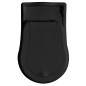 Pan 39x61cm, S-trap/P-trap, noir mat
