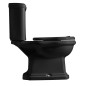Salle de bains 38,5x72cm, S-trap, mat noir