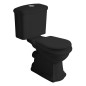 Salle de bains 38,5x72cm, S-trap, mat noir