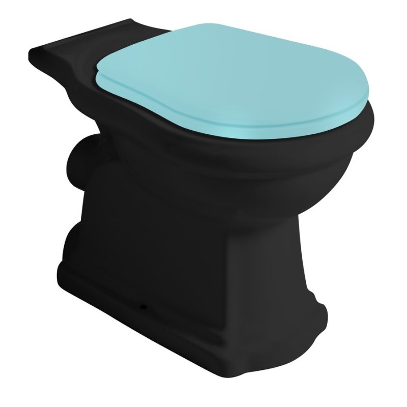 Salle de bains 38,5x72cm, P-trap, tapis noir