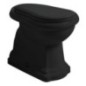 Salle de toilettes RETRO 38,5x59cm, P-trap, noir mat