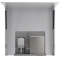 Armoire de toilette BASIC 900 mm avec distributeur de savon automatique et sèche-mains