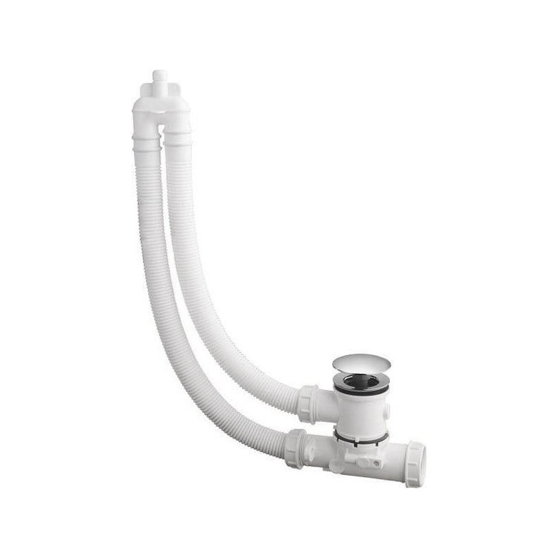 Déchets de remplissage de bain à cliquet MAAX (L) 460-580mm, bouchon 72mm,chrome Déchets de remplissage de bain à cliquet MAAX (L) 460-580mm, bouchon 72mm,chrome