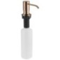Distributeur de savon encastré, rond, laiton Distributeur de savon encastré, rond, laiton