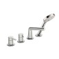 Hansa Designo - Mitigeur de baignoire, 4 trous, chrome 53122063
