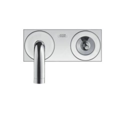 Axor Uno - Mitigeur de lavabo encastré, nickel brossé 38115820