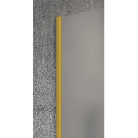 VARIO GOLD MATT Walk-In Shower Enclosure, verre nordique, 1000 mm