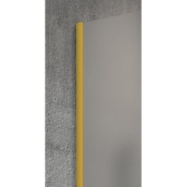 VARIO GOLD MATT Walk-In Shower Enclosure, verre nordique, 1400 mm