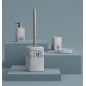 CIXI distributeur de savon gratuit, porcelaine, blanc/bleu