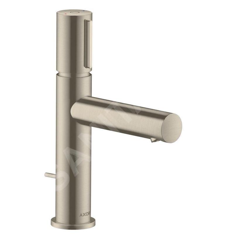 Axor Uno - Mitigeur de lavabo Select 110 avec vidage, nickel brossé 45010820