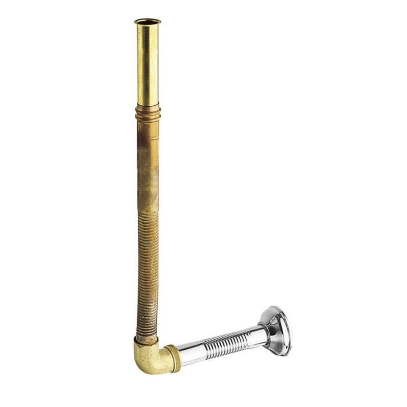 Pipe flexible en laiton pour mousse de bouton poussoir en béton (QK82051)