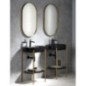 Ensemble de salle de bain PUNO 60, or mat / noir