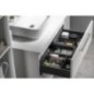 Set de salle de bain CIRASA 81, blanc brillant