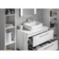 Set de salle de bain CIRASA 81, blanc brillant