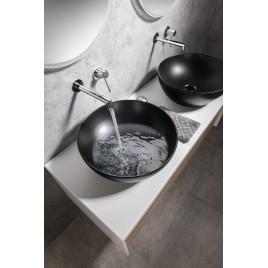 Salle de bain VIERA 120, alabama chêne / blanc mat
