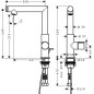 Axor Uno - Mitigeur de lavabo Select 220 avec vidage, chrome 45016000