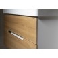 Salle de bain MEDIENA 80, blanc mat/oak naturel Salle de bain MEDIENA 80, blanc mat/oak naturel