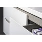 Salle de bain WAVE 150, chêne blanc/argent Salle de bain WAVE 150, chêne blanc/argent