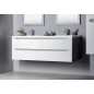 Salle de bain WAVE 150, chêne blanc/argent Salle de bain WAVE 150, chêne blanc/argent