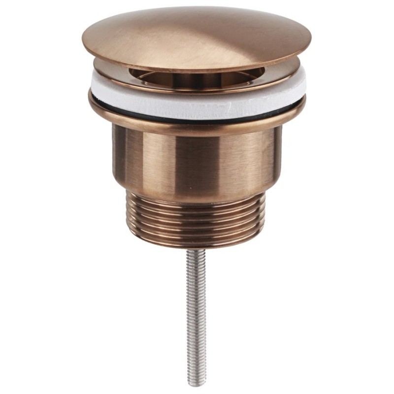 Free flow Washbasin Waste 5/4", big plug, (H)10-55mm, cuivre mat Free flow Washbasin Waste 5/4", big plug, (H)10-55mm, cuivre mat