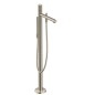 Axor Uno - Mitigeur de baignoire à monter au sol avec accessoires, nickel brossé 45416820