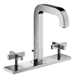 Axor Citterio - Mitigeur de lavabo avec vidage, installation à 3 trous, chrome 39134000